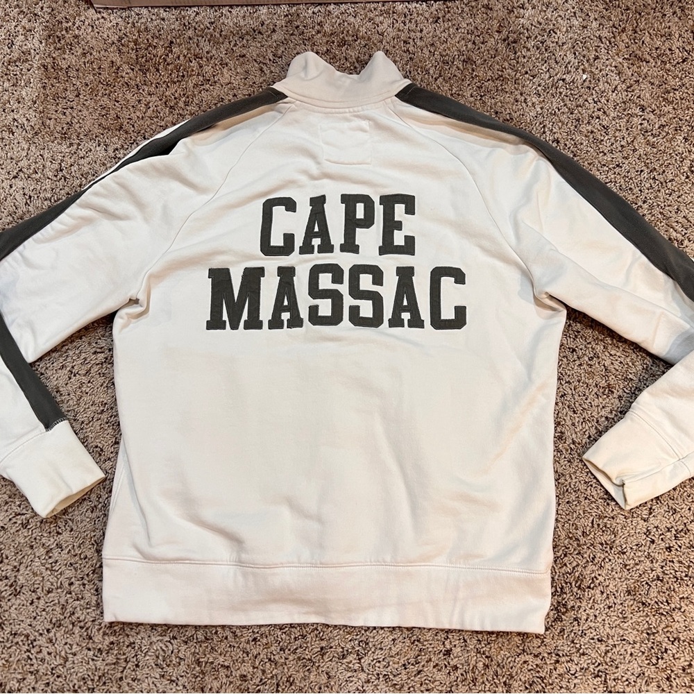 Retro Sportswear H&M Track Jacket Embroidered Cape Massac XL Preppy Cape Cod